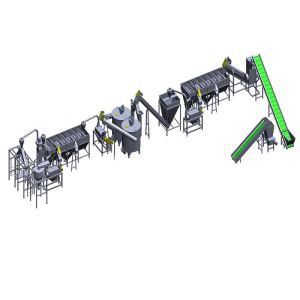 HDPE Recyklácia plastov Machine pre HDPE vločky umývacie linky